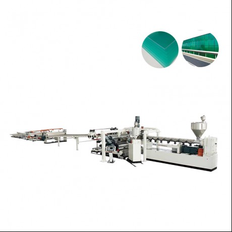 Umugqa we-PC Solid / Corrugated Sheet Extrusion
