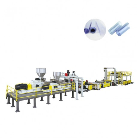Umugqa weTwin Screw Dyer-free Vented PET Sheet Extrusion Line