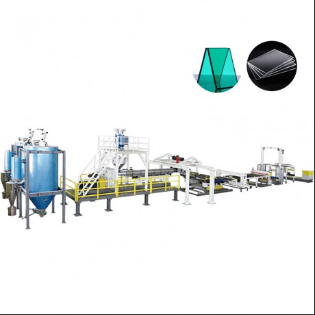 Umugqa we-PC PMMA Optic Sheet Extrusion